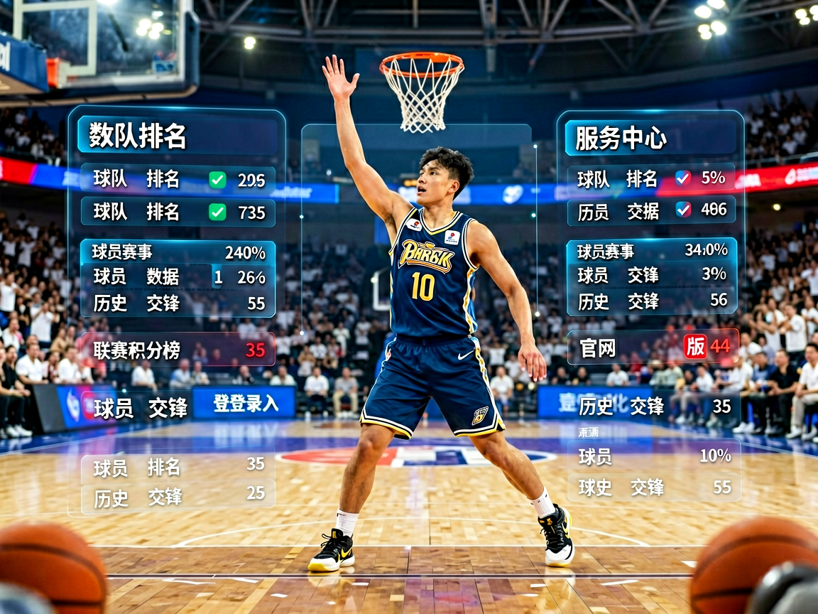 篮球赛事数据统计与分析面板